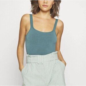 BDG Imogen Tank Top in Blue Green Size Medium